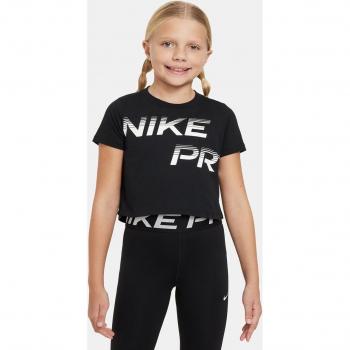 Camiseta Nike Fitness Pro Crop para niña Júnior