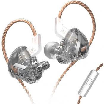 Auriculares Intrauditivos Dinámicos AK KZ EDX 1 HIFI con Cancelación de Ruido y Potente Bajo