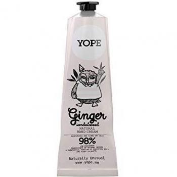 YOPE Crema de Manos, Jengibre y Sándalo, 100 ml
