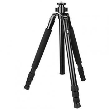 Tripode de aluminio Sirui R-2004, 4 secciones, altura máxima 163 cm, capacidad de carga 15 kg