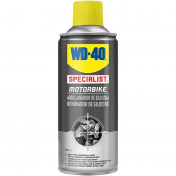 WD-40 Specialist Motorbike, Spray Abrillantador de Silicona para Motos y Bicicletas, 400ml