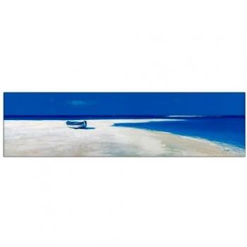Artopweb 34x128 cm Panel Decorativo con Diseño Mondelli Sulla Spiaggia, Madera, Multicolor, 128x3x34 cm