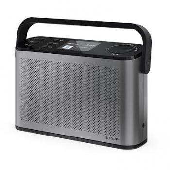 Radio Digital Portátil Sharp DR-P540 Osaka - DAB+, FM, Bluetooth 5.3, Pantalla Color 2.4, Alimentación USB-C o Batería de Litio, Altavoz Integrado