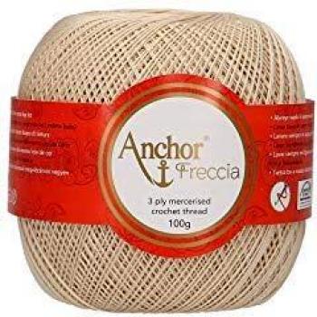 Anchor Hilo de ganchillo, 100% algodón, 387, Stärke 12