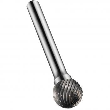 Fresa de Carburo Sólido Brillante Esférica 6.3 x 3mm Dormer