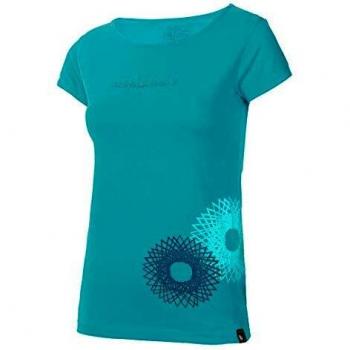 Trangoworld Radiant Camiseta, Mujer, Azul Verdoso, XS