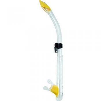Cressi Tao Snorkel, Unisex Adulto, Transparente/Amarillo, Talla Única