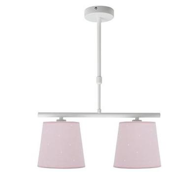 Lámpara Consciencia 2xe14 Rosa - FABRILAMP 39x16 cm