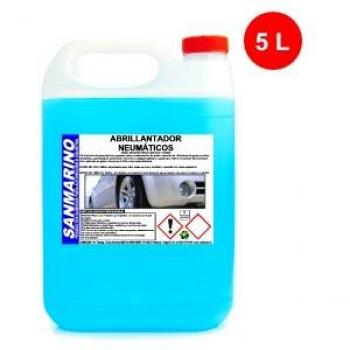 LIMPIARCOCHE.COM SANMARINO ABRILLANTADOR DE NEUMÁTICOS, PLÁSTICOS Y Gomas 5 L.