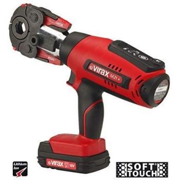 Engarzadora Viper M21+ 18V con estuche y insertos TH 16-20-26 Virax
