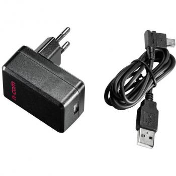 Cargador USB N-Com con Cable USB para Intercomunicador Nolan B4