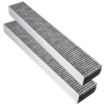 Filtro de carbón activo AllSpares para campanas extractoras Bosch Siemens Neff Constructa (2 unidades, 600x95x55mm)