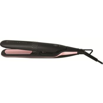 Bellissima B-Mini Plancha de Pelo Compacta de Viaje con Placas de Revestimiento Cerámico, 25 W - Negra