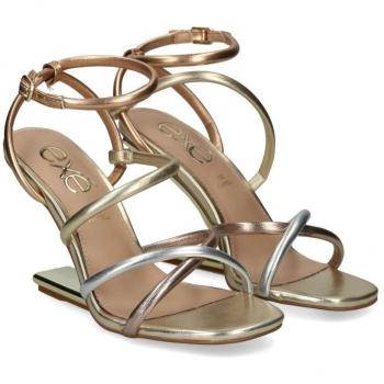 Sandalias Cuña Mujer - Dorado Talla 37