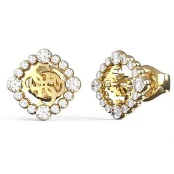 Pendientes Guess Tiny Dancer 4G, color dorado, JUBE04645JWYGT-U, con cristales
