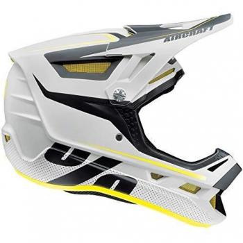 100% Aircraft DH - Casco de Bicicleta - Incl. MIPS Gris/Blanco Contorno de la Cabeza XS | 53-54cm 2019