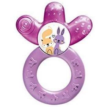 MAM Mordedor Cooler C133 - Mordedor con Parte Refrescante Rellena de Agua para Bebés a Partir de 4 Meses, Rosa