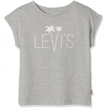Levi's Zipper Strippy, Sudadera con Capucha para Niños, Gris