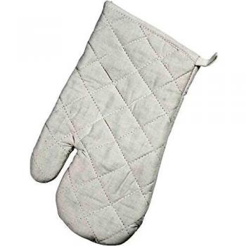 Guantes de Cocina Blancos, 18x28 cm, 145 g, Paquete de 2