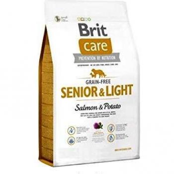 Brit Care Grain-Free Senior Salmon & Potato Comida para Perros - 1000 gr
