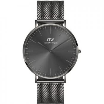 Daniel Wellington Classic 40mm Watch for Men, Anthracite Grey Dial, 40mm, Quartz Movement