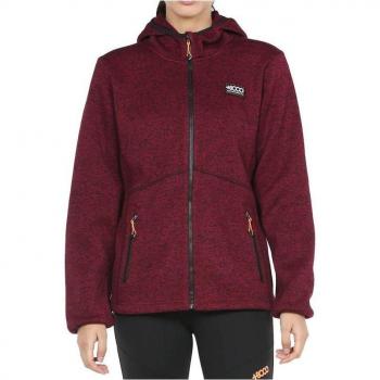Chaqueta de Montaña para Mujer +8000 Jalea Impermeable y Transpirable Rojo