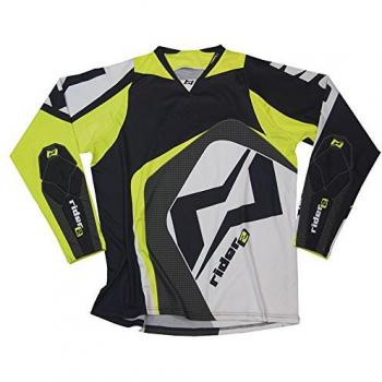 Mots MT2107XSY Trial Rider 2 Camiseta, Amarillo Fluo, Talla XS