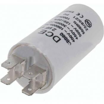 Condensador Trabajo Lavadora Universal 2 µF 450V