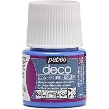 Pintura Acrílica Brillante Pébéo 45ml - Azul Medio