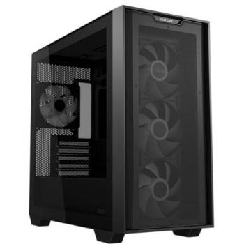 Asus A21 PLUS TG ARGB Micro-ATX Caja Gaming con Ventana Lateral Negra