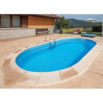 Piscina Ovalada Enterrada Madagascar Gre 800 x 400 x 150 cm