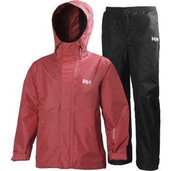 Helly Hansen Jr Duro Packable Conjunto Deportivo, Niños, Rojo