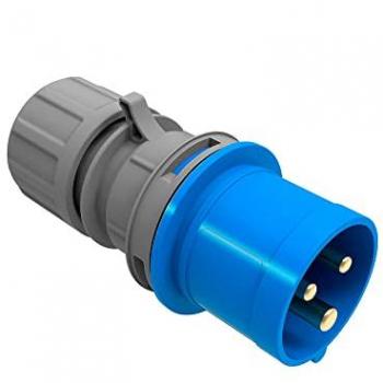 Clavija Cetac 2 P+T Azul 16A Envasada Solera IP44