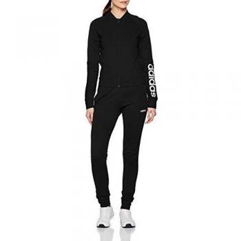 adidas WTS New CO Mark Tracksuit, Mujer, Black/White, L