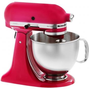 KitchenAid 5KSM150PSERI Artisan - Batidora amasadora, color rosa