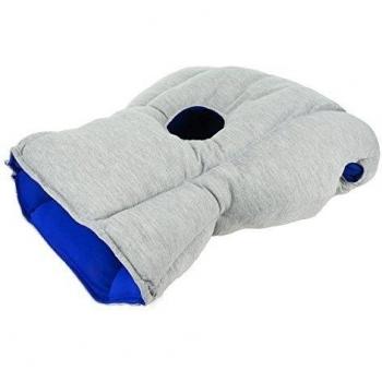 Ostrich Pillow - Almohada de viaje tipo pasamontañas, forma de capullo