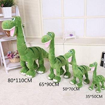 Remeehi - Dinosaurio de peluche almohada Buddy, algodón, Verde, 25X35