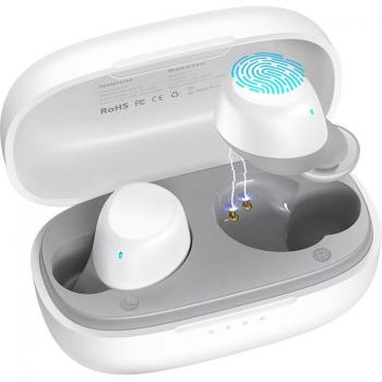 Auriculares Inalámbricos TOZO A1 Bluetooth 5.3, Mini y Livianos con Sonido Premium e Micrófono Incorporado (Compatibles para Orejas Pequeñas), Color Negro