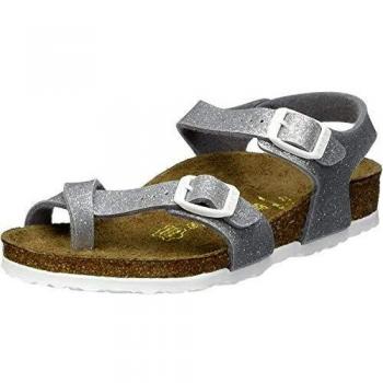 Birkenstock Taormina Silver Children's Sandals Size 25