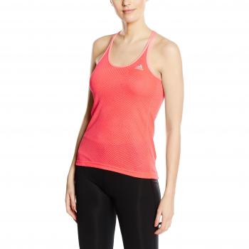 adidas Tank Top Supernova Mesh - Camiseta sin mangas de running para hombre, color rojo, talla L