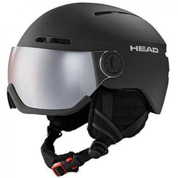Head Knight Casco de Esqui, Unisex Adultos, Negro, M/L