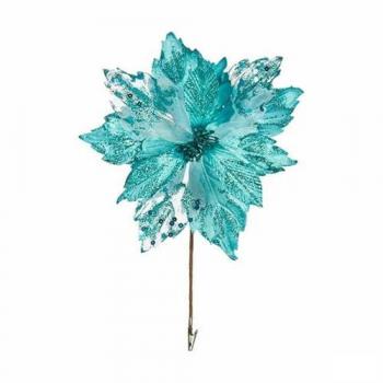 Flor Decorativa Azul de Plástico 32 x 48 x 32 cm (12 Unidades)
