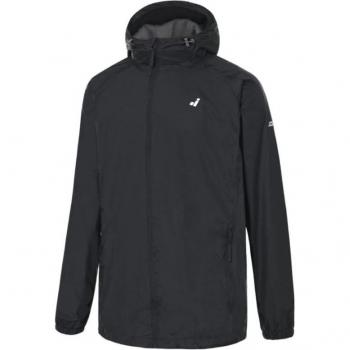 Chubasquero Joluvi Rainjack - Impermeable, ligero, transpirable, con capucha ajustable, cierre frontal con cremallera, bolsillos laterales con cremallera, puños elásticos y diseño compacto para