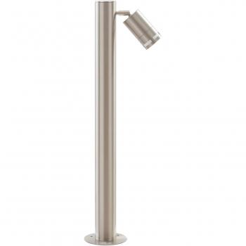 Lámpara de exterior Azemina, bolardo moderno V4A, 1 luz GU10