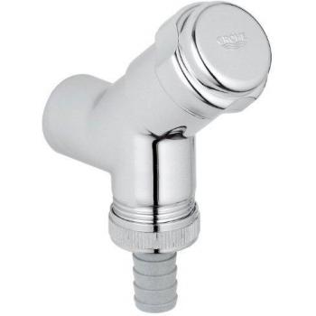 GROHE Eggemann 1/2 Chrome Washing Machine Connection Valve