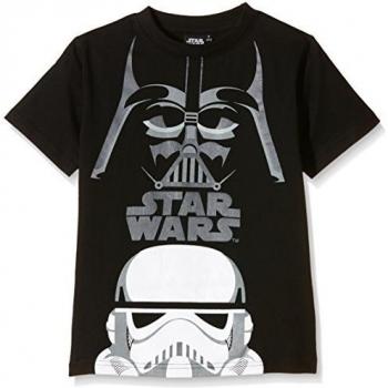 STAR WARS, Camiseta De Manga Corta Para Niños, Negro, T08 Años