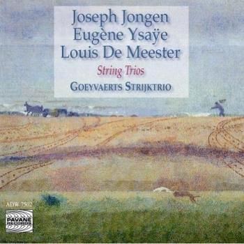 Jongen : Trio A Cordes Op.135 - Ysaye : Trio Le Chimay - De Meester : Strijktrio