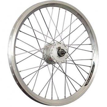 Rueda Delantera de 20 Pulgadas para Bicicleta Dynamic3 DH-C3000 con Dinamo en Buje Plata
