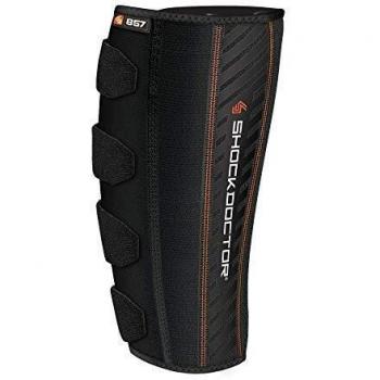 Shock Doctor 857 Faja para Gemelos, Unisex adulto, Negro/Gris, Única