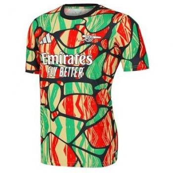 Arsenal 2024/25 Adidas Pre-Match Short Sleeve Jersey - Red